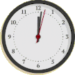 analog clock with hands spinning way out of control